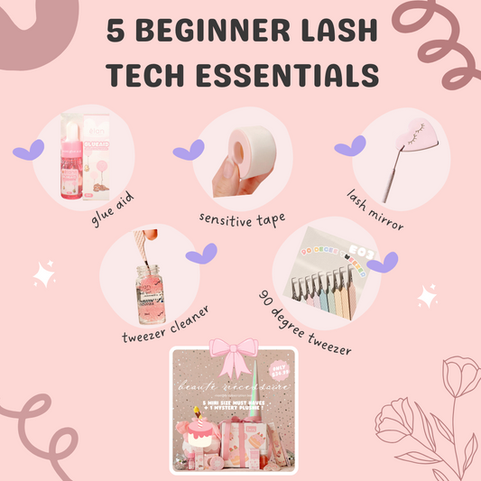 UNLOCKING SUCCESS: 5 MUST-HAVE ESSENTIALS FOR BEGINNER LASH TECHS