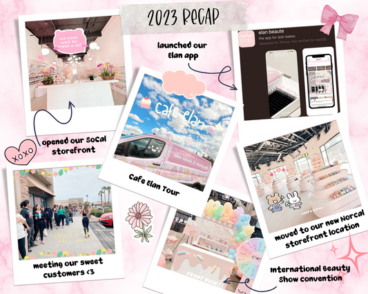 2023: Lashes, Love, & Success - A Year In Review With Élan <3