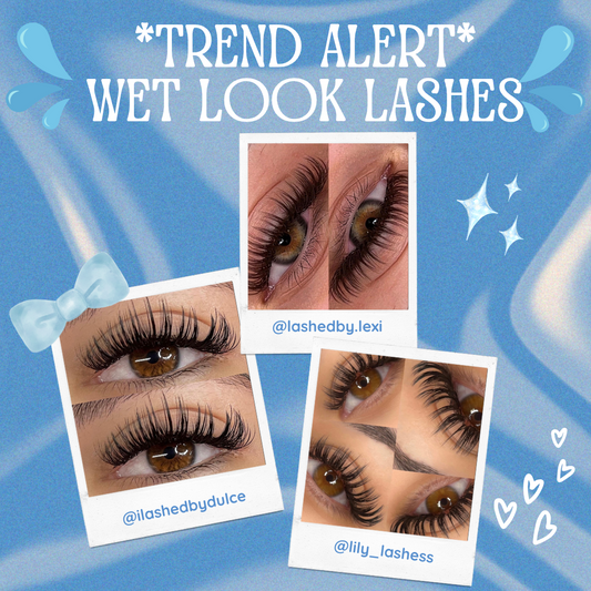 *TREND ALERT* WET LOOK LASHES