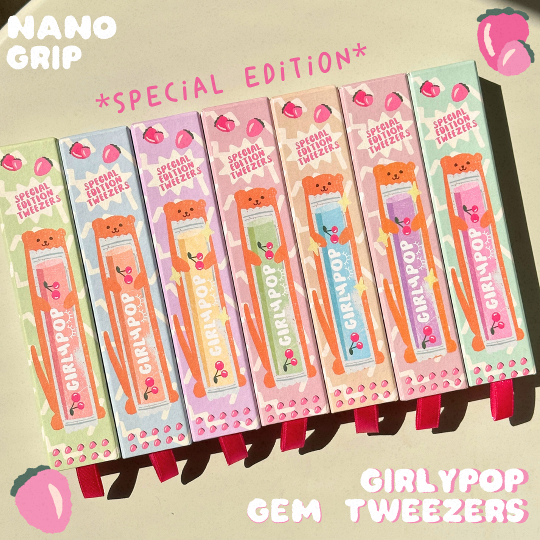 *SPECIAL EDITION* girlypop nano grip gem tweezers