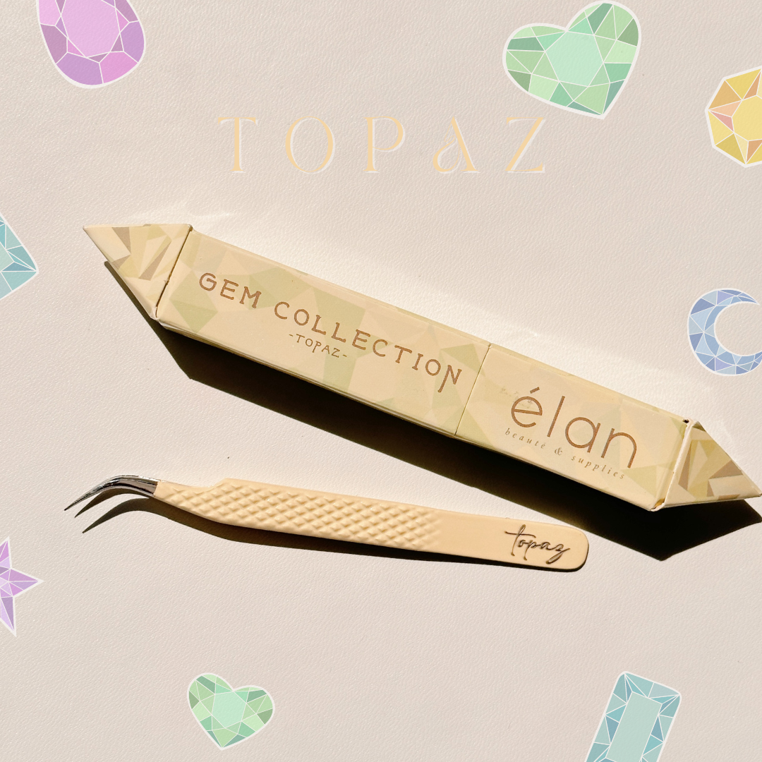 the GEM collection NANO GRIP tweezers
