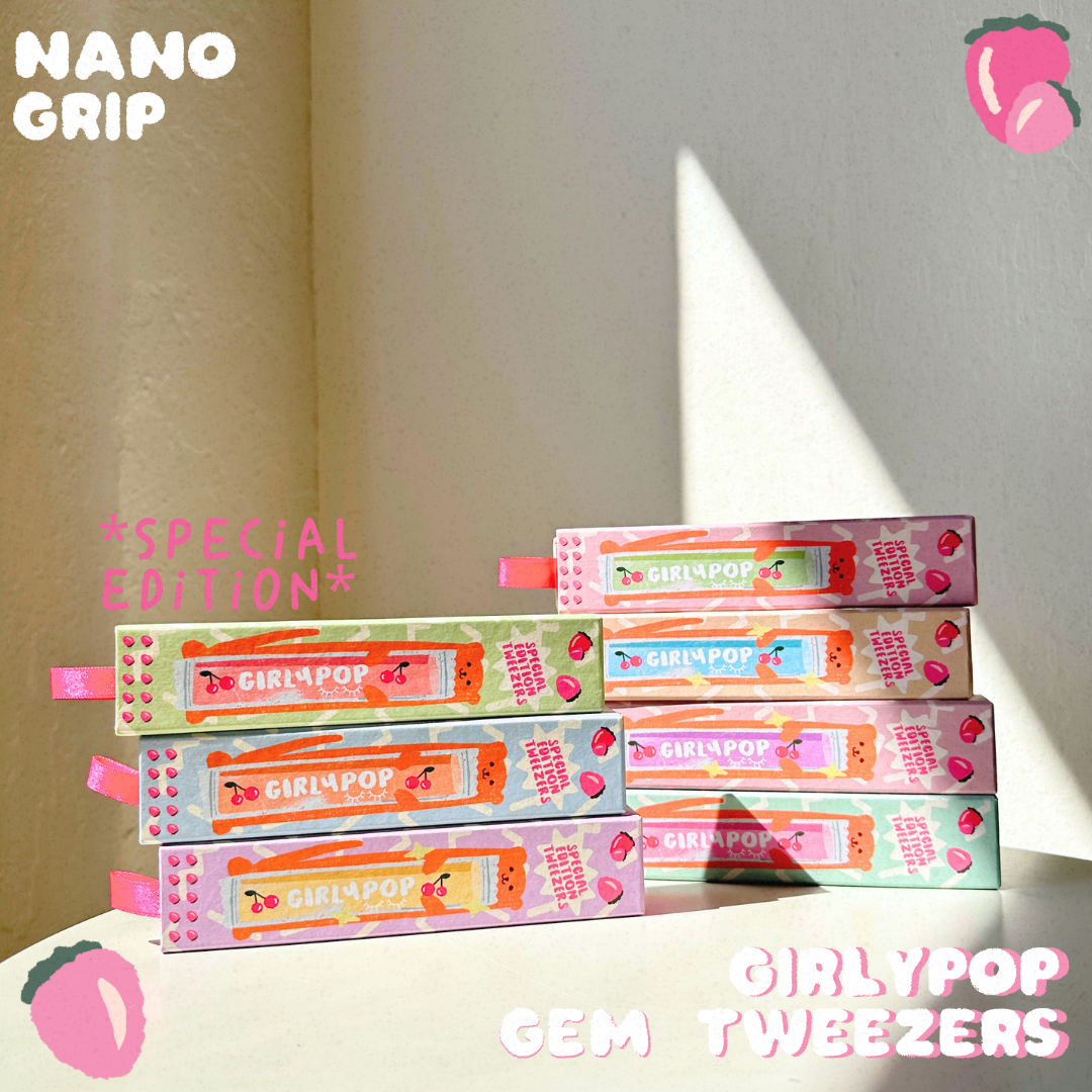 *SPECIAL EDITION* girlypop nano grip gem tweezers
