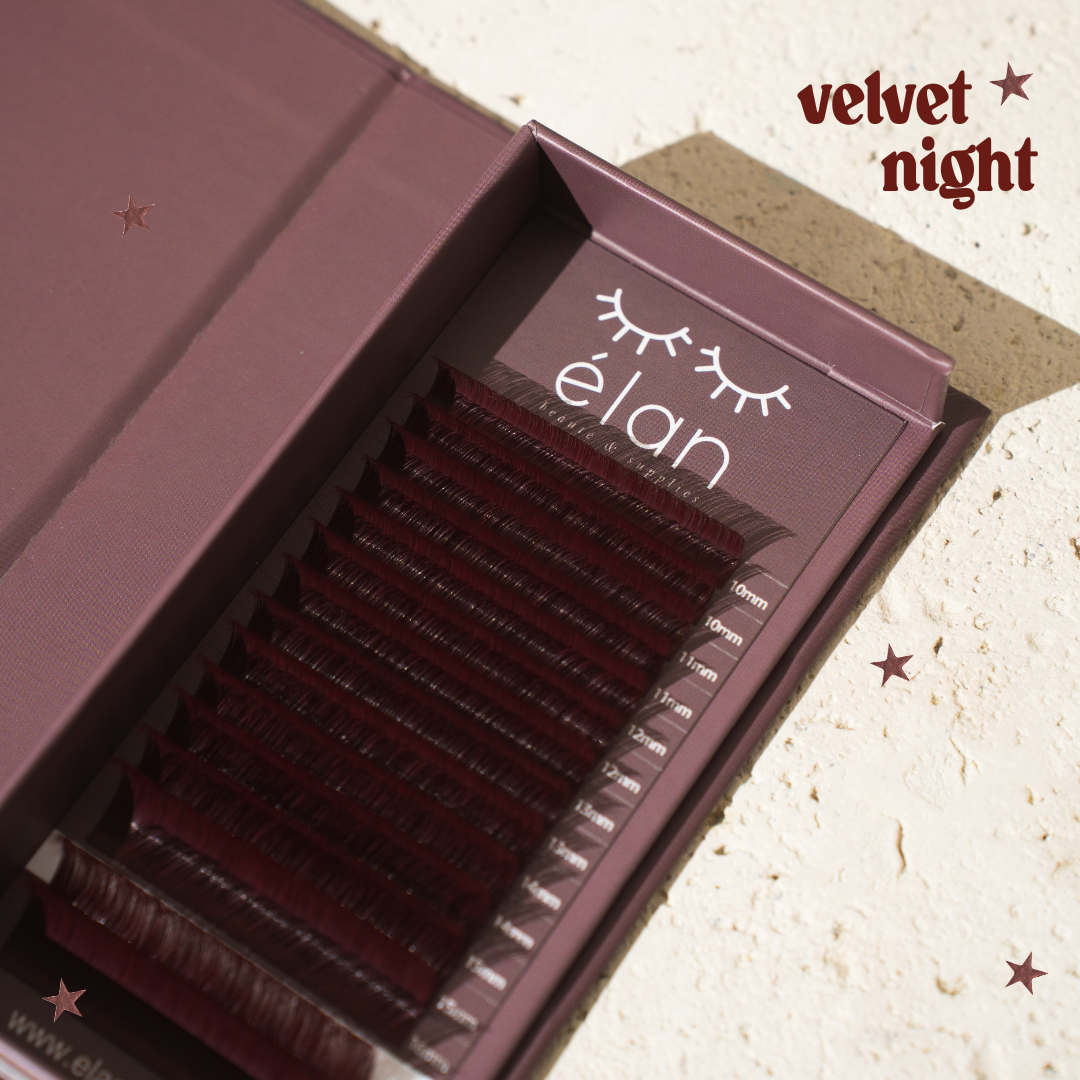 midnight matte cashmere color lashes