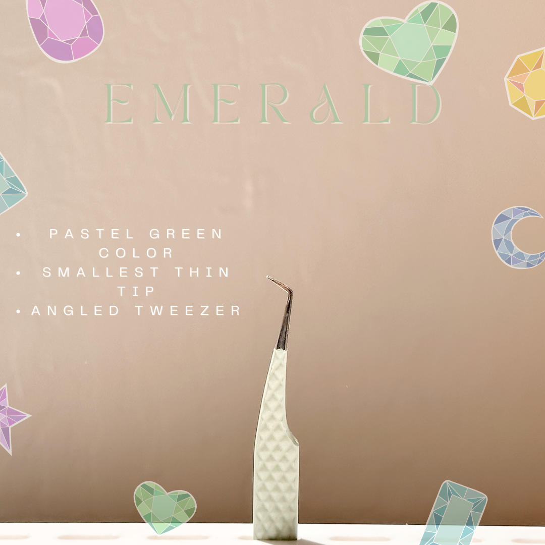 the GEM collection NANO GRIP tweezers