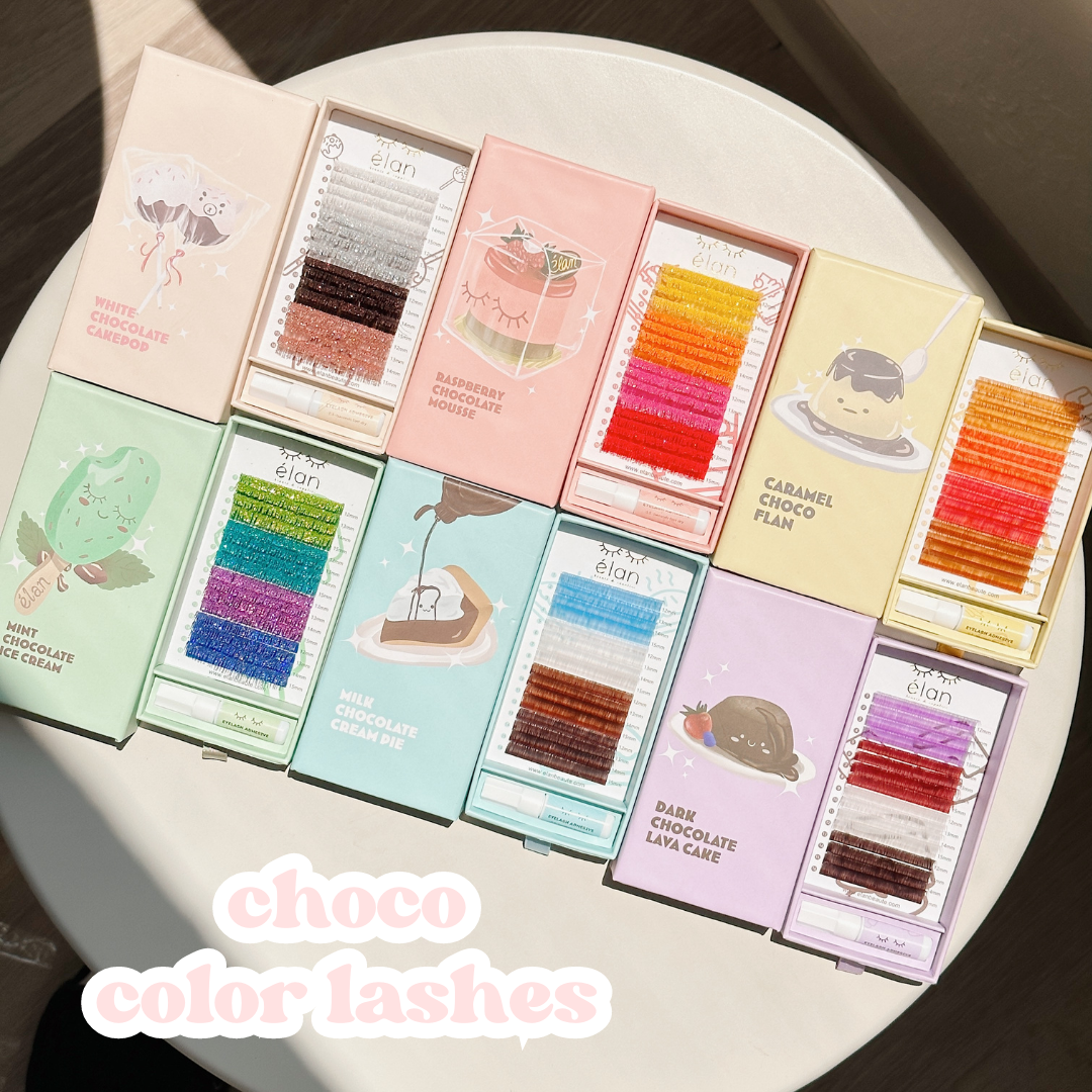 sweet tooth collection: choco color lashes