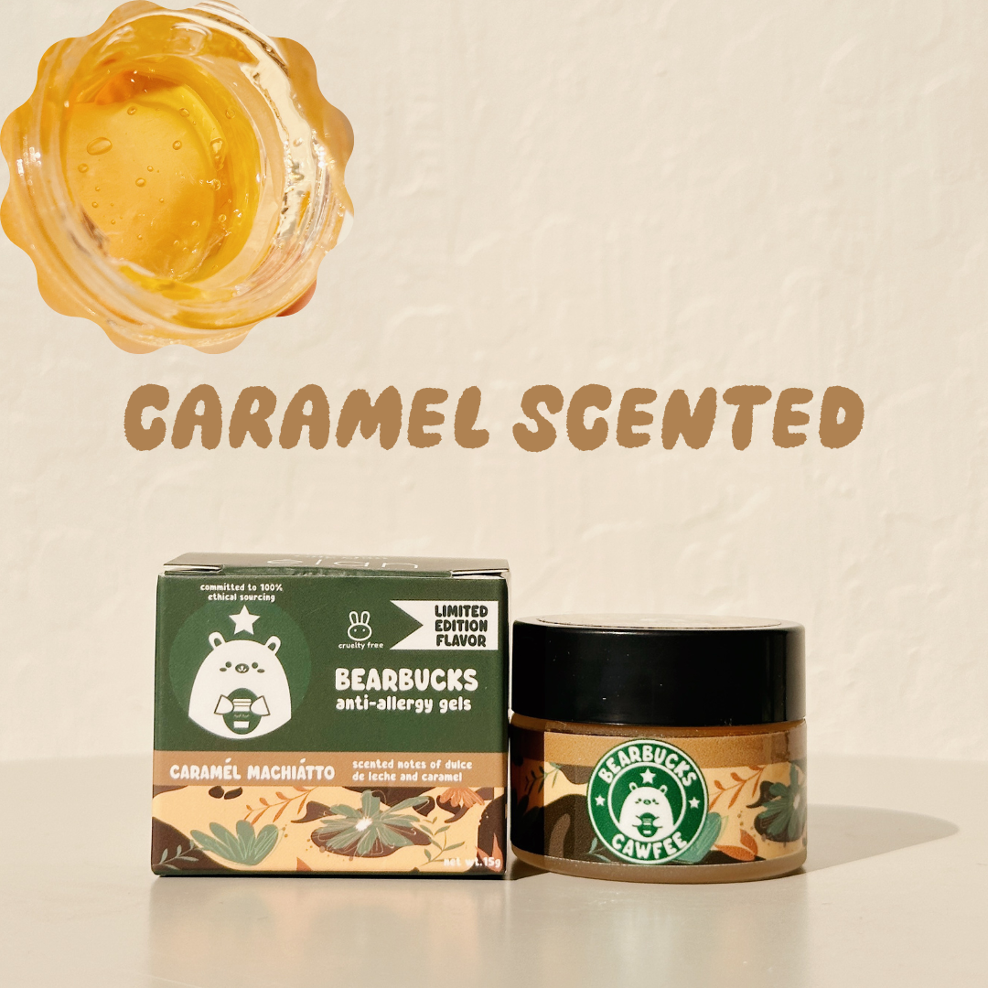 bearbucks scented anti allergy gel