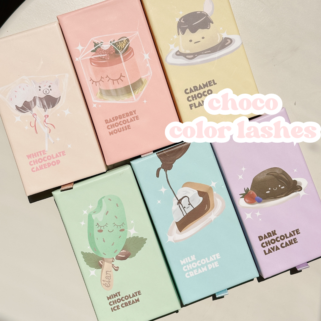 sweet tooth collection: choco color lashes