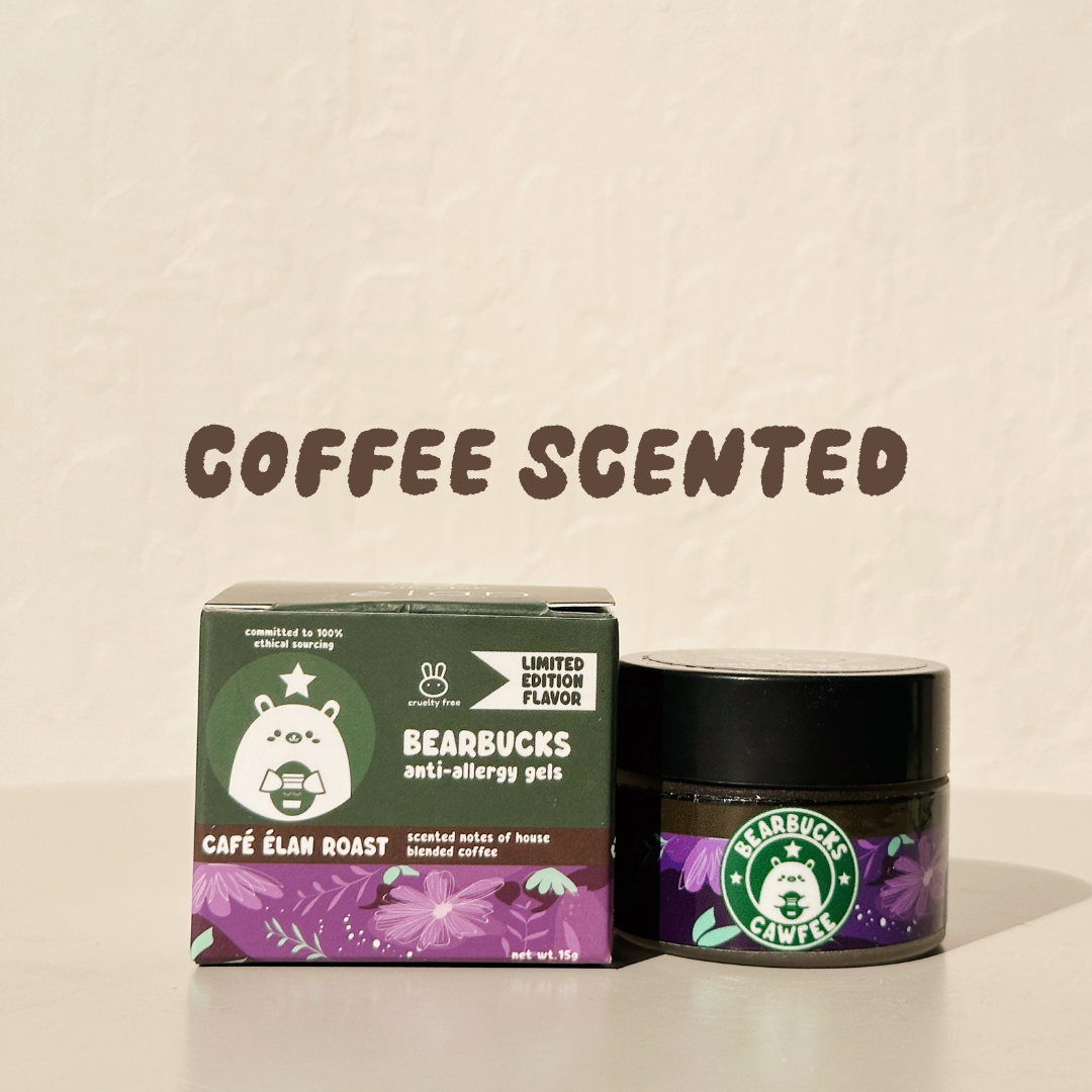 bearbucks scented anti allergy gel