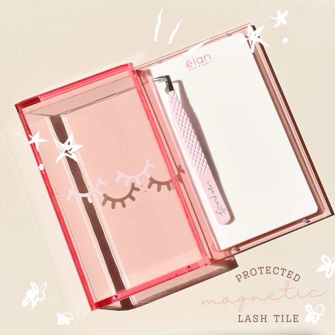 pink protected magnetic lash tile