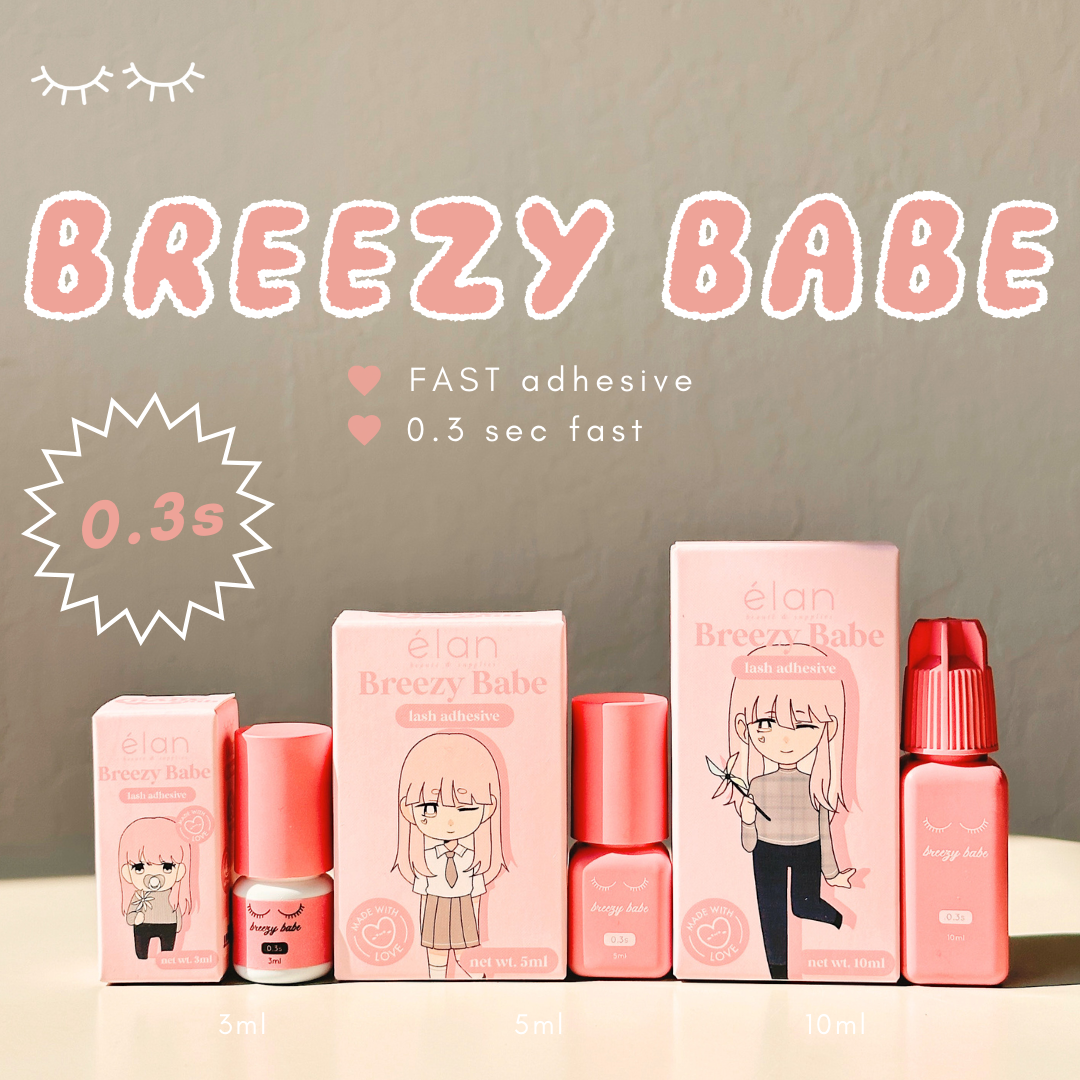 BREEZY BABE 0.3sec adhesive