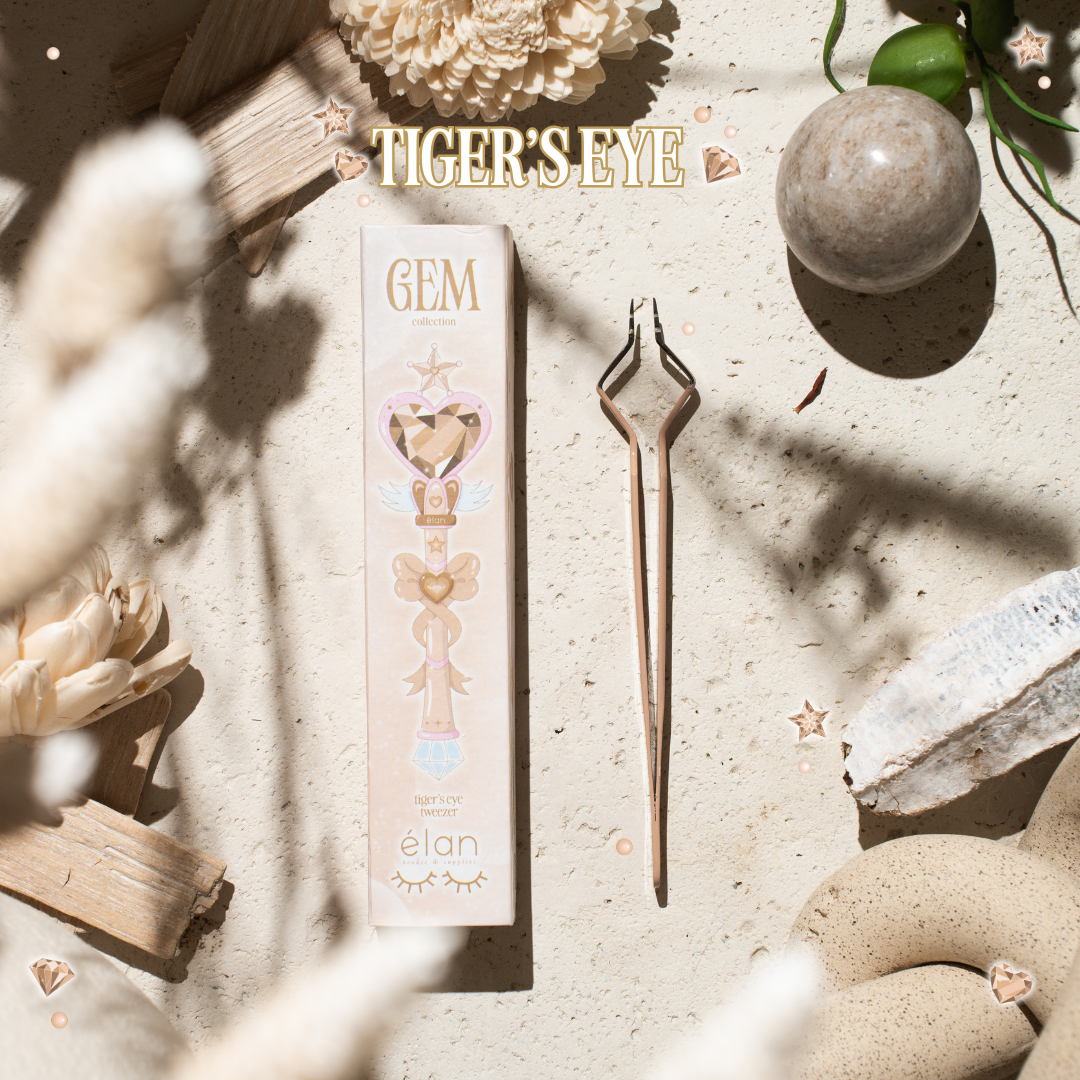 the GEMSTONE collection NANO GRIP tweezers