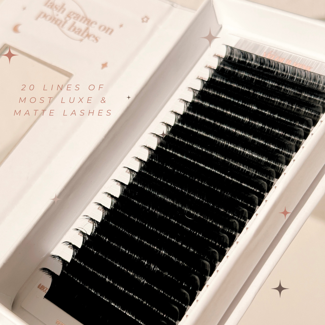 VELOUR MINK lash trays (MATTE & BOLD)
