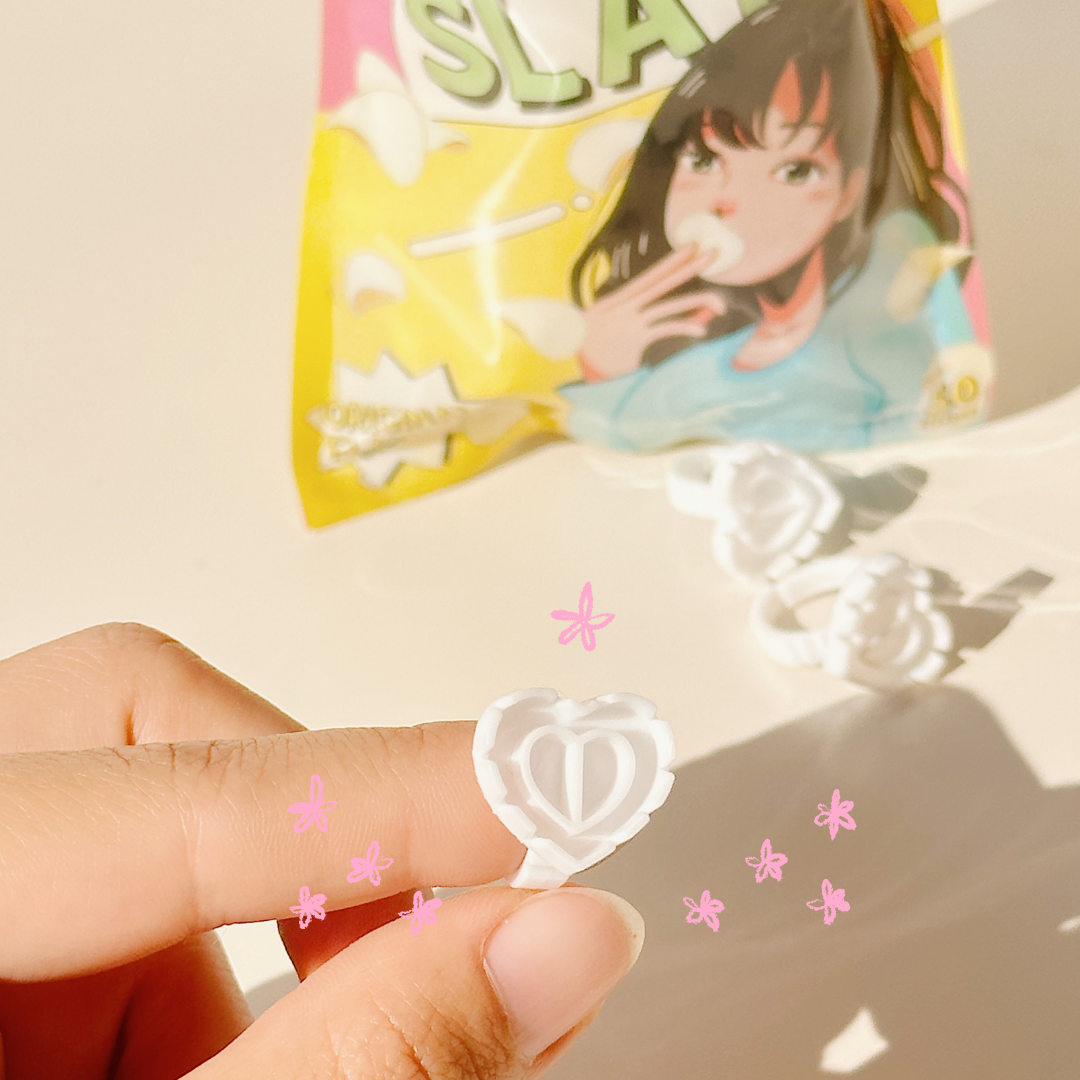 *SEPTEMBER exclusive* FRITO SLAYS heart glue rings