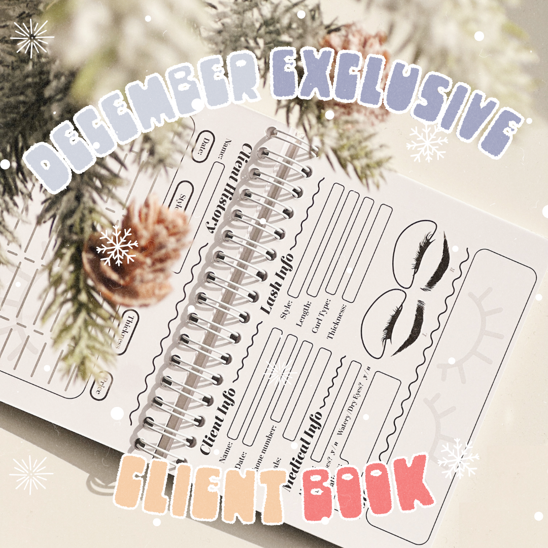 *DECEMBER exclusive* snowy CLIENT BOOK