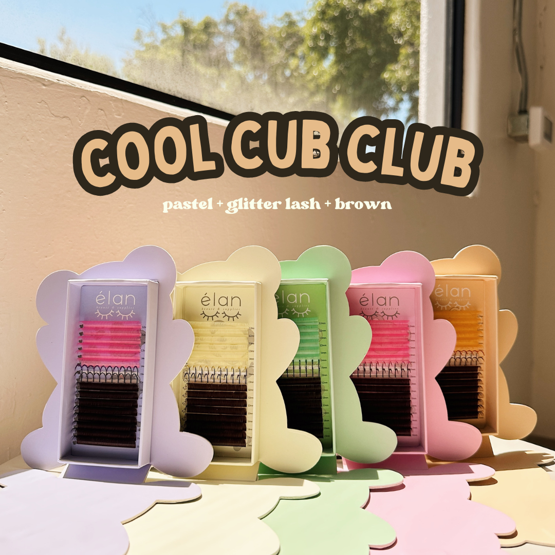 the cool cub club color lashes