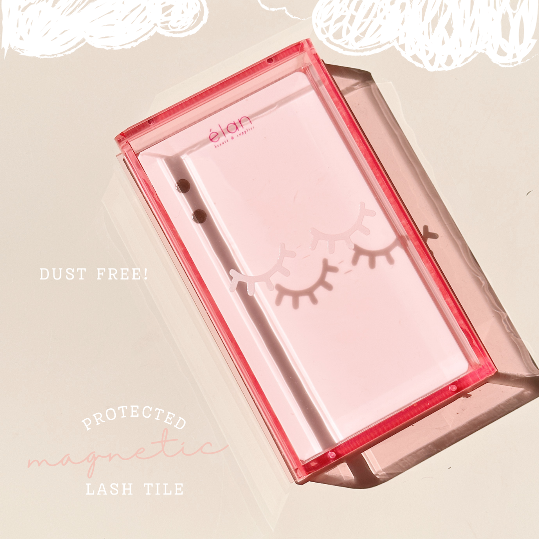 pink protected magnetic lash tile