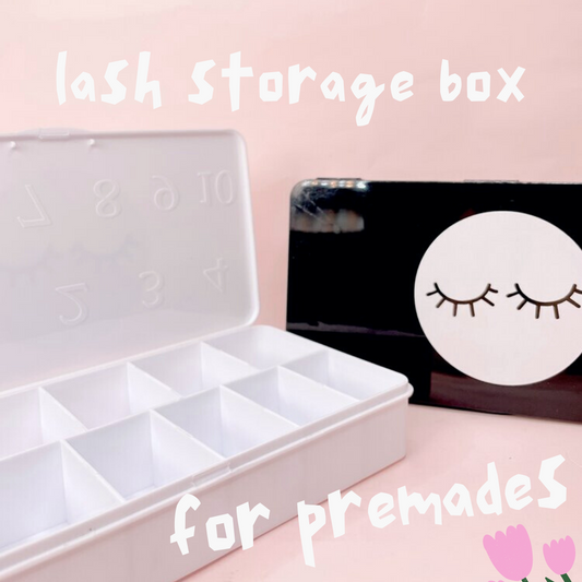 lash storage box for premades