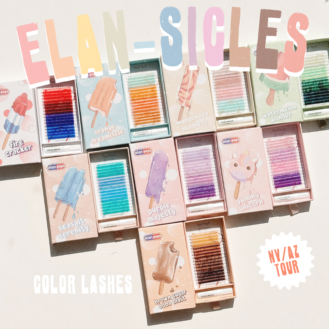 *TOUR exclusive* elan-sicles mixed color lashes