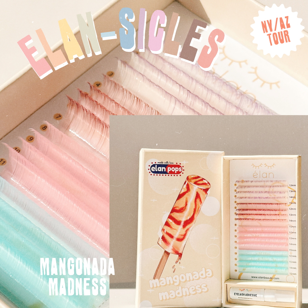 *TOUR exclusive* elan-sicles mixed color lashes