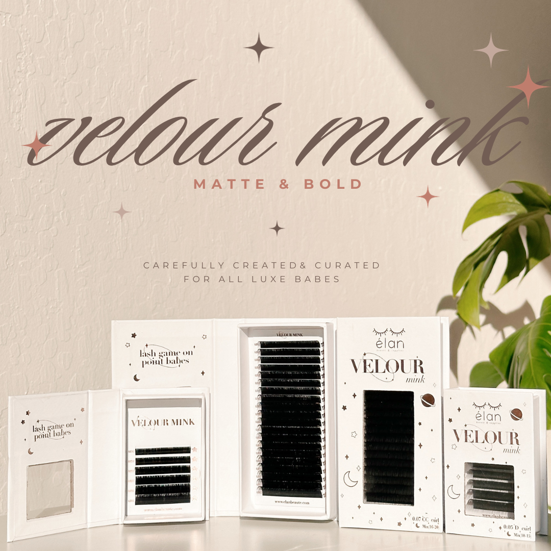 VELOUR MINK lash trays (MATTE & BOLD)