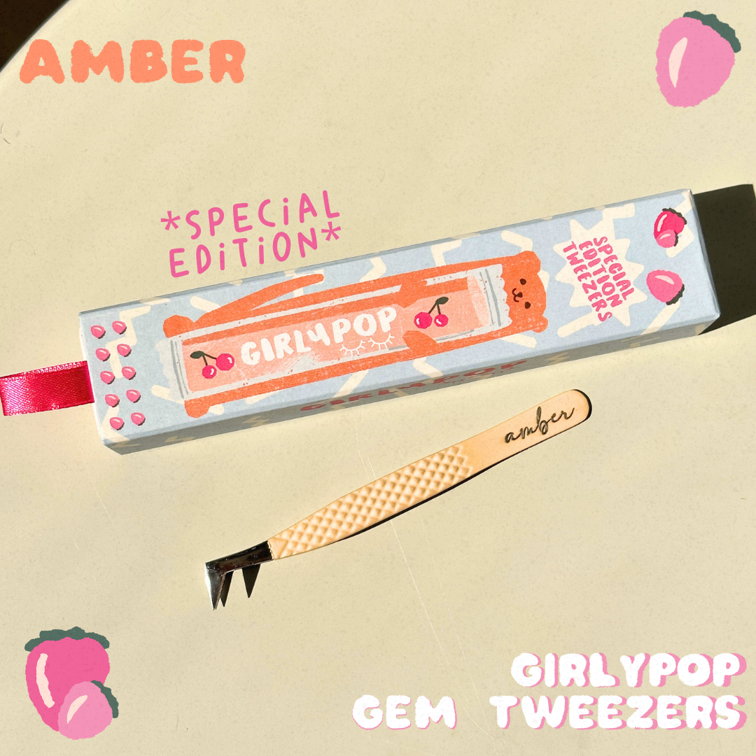 *SPECIAL EDITION* girlypop nano grip gem tweezers
