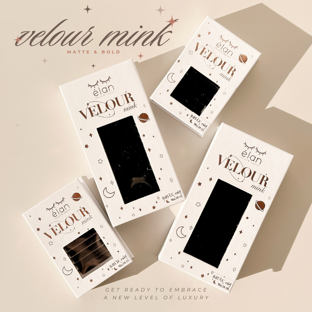 VELOUR MINK lash trays (MATTE & BOLD)