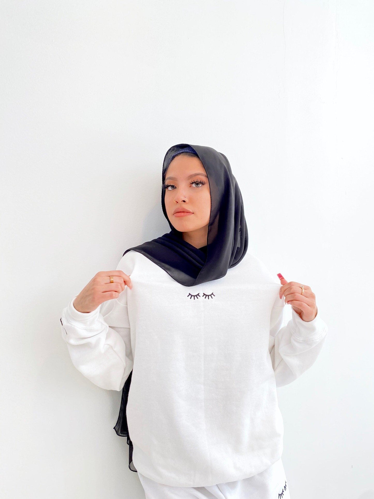 LASH embroidered crewneck