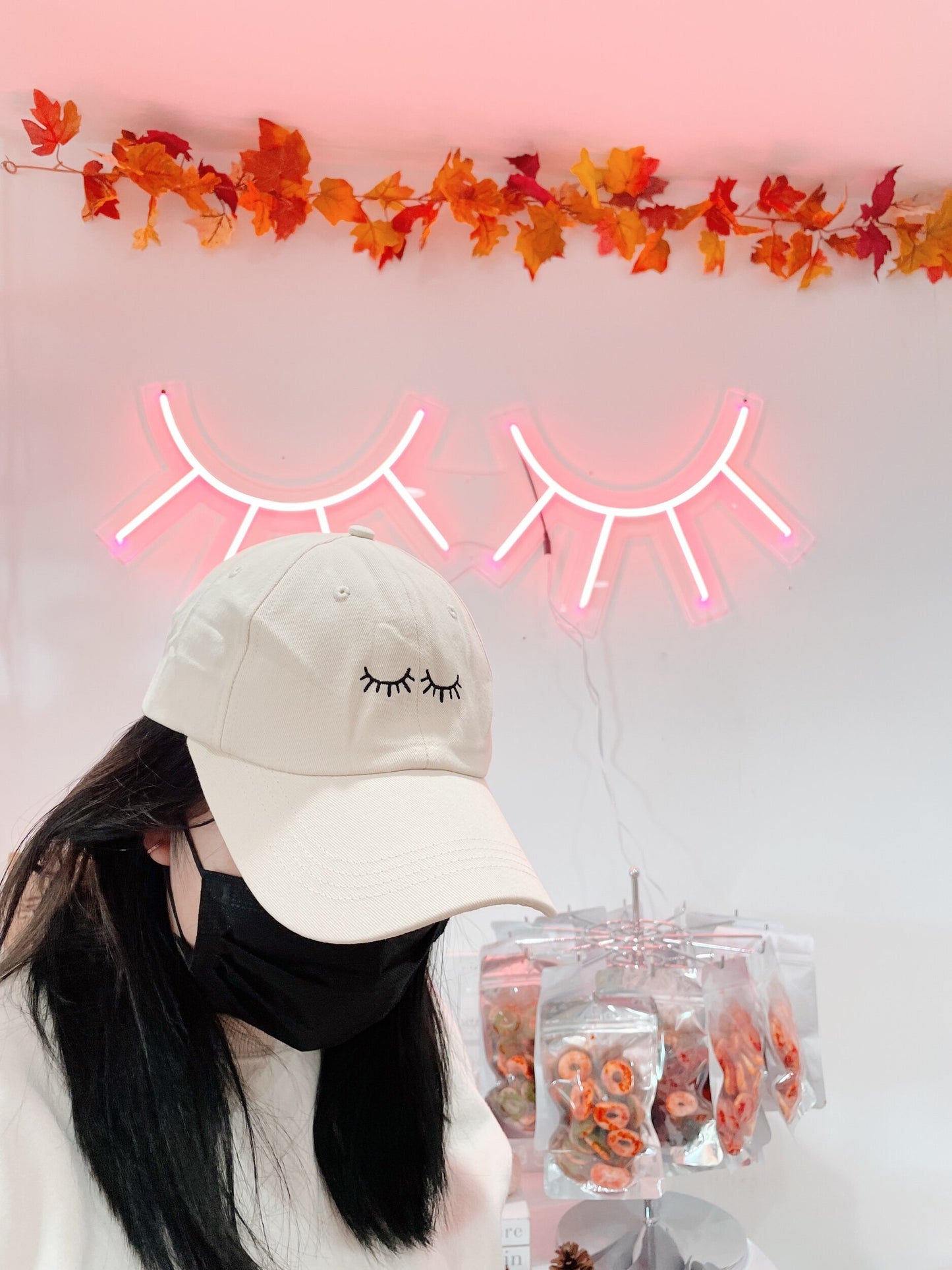 ELAN embroidered lash baseball hat