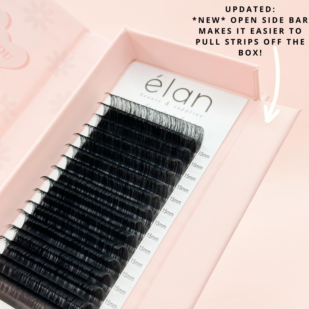 0.05 SABLE SILK lash trays