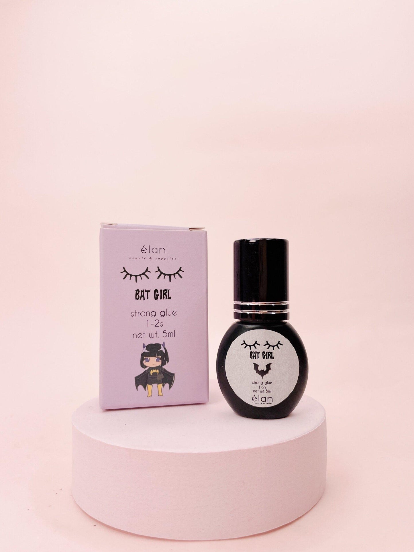 BAT GIRL black adhesive