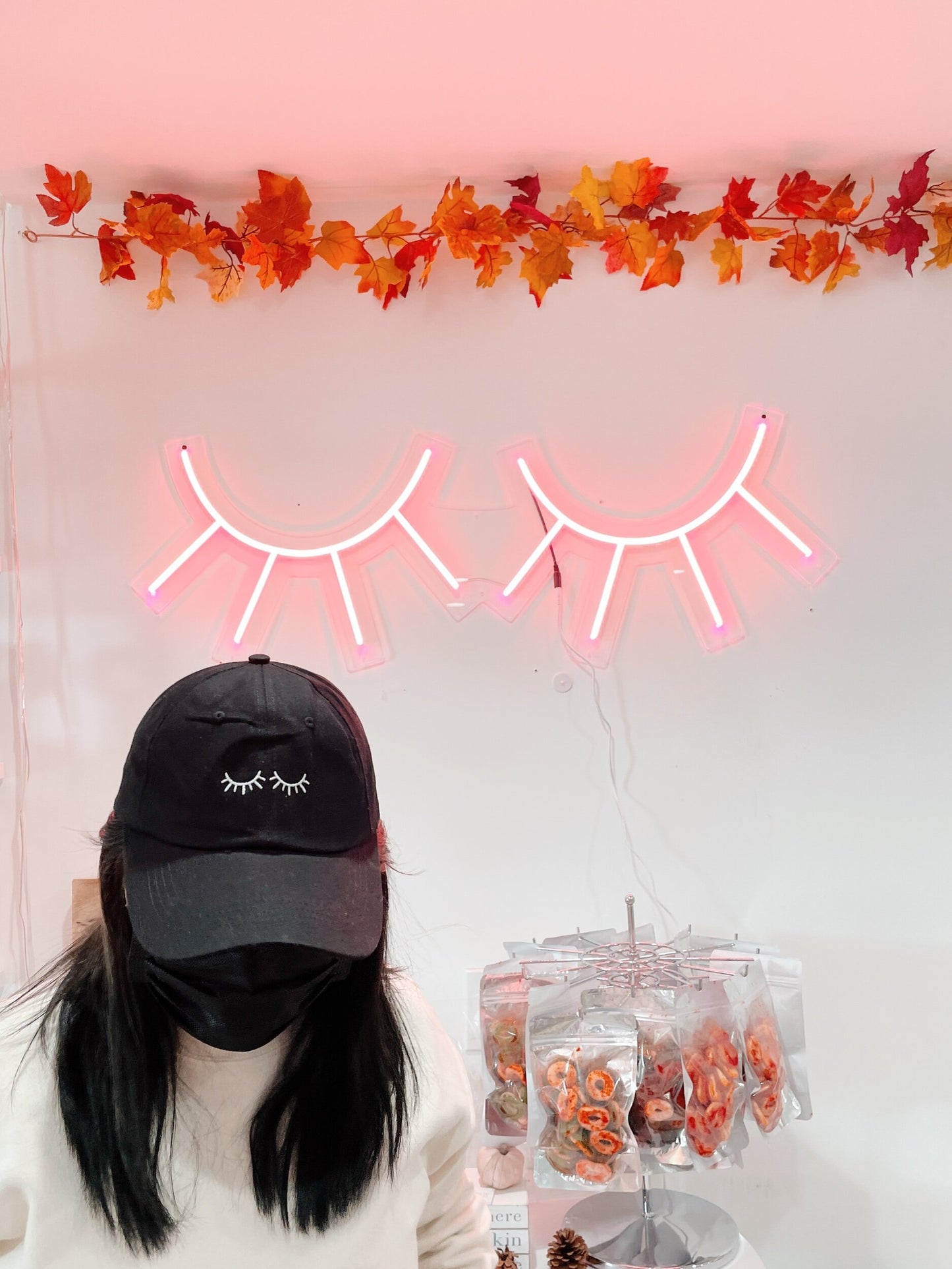 ELAN embroidered lash baseball hat