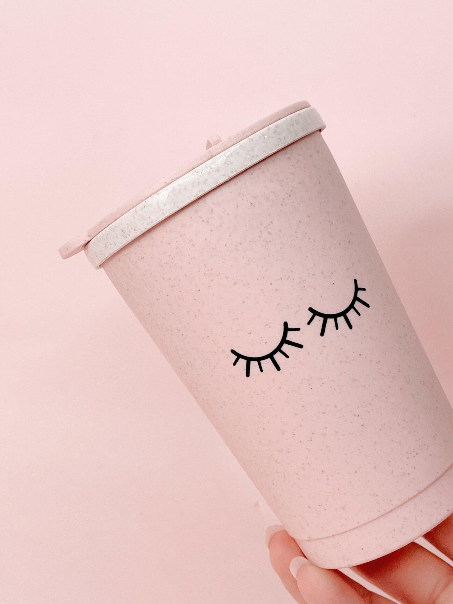 baby pink lash TUMBLER