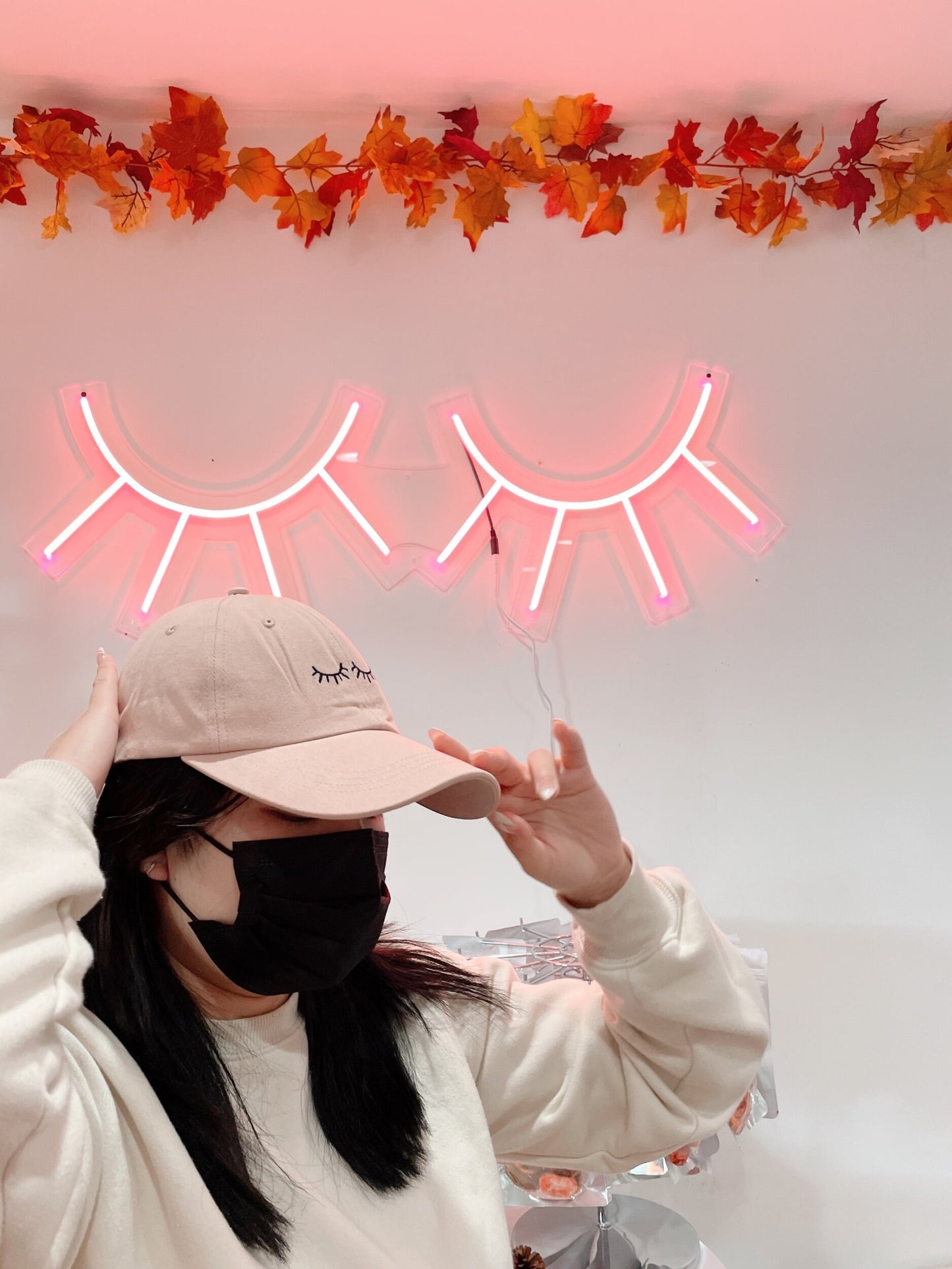 ELAN embroidered lash baseball hat