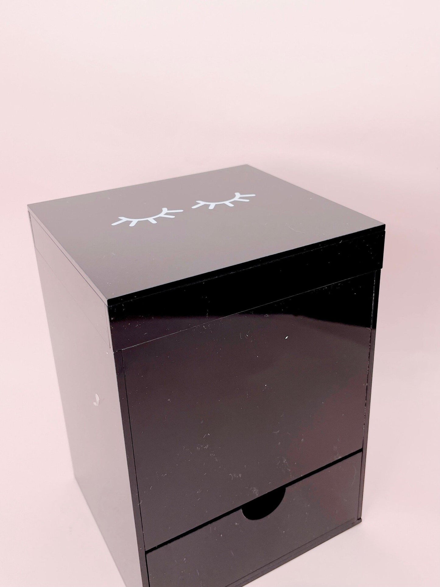 lash tile organizer with drawer