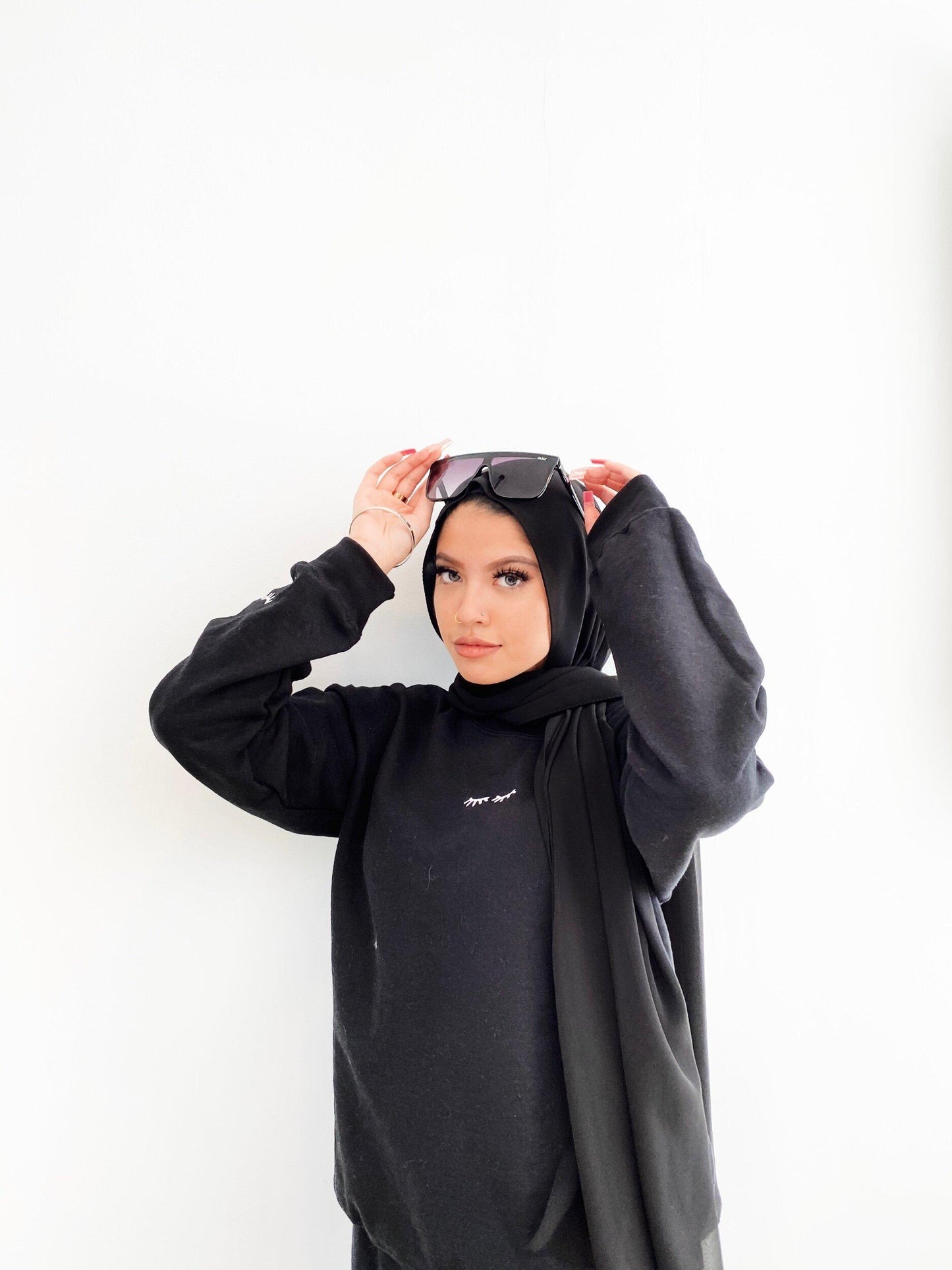 LASH embroidered crewneck