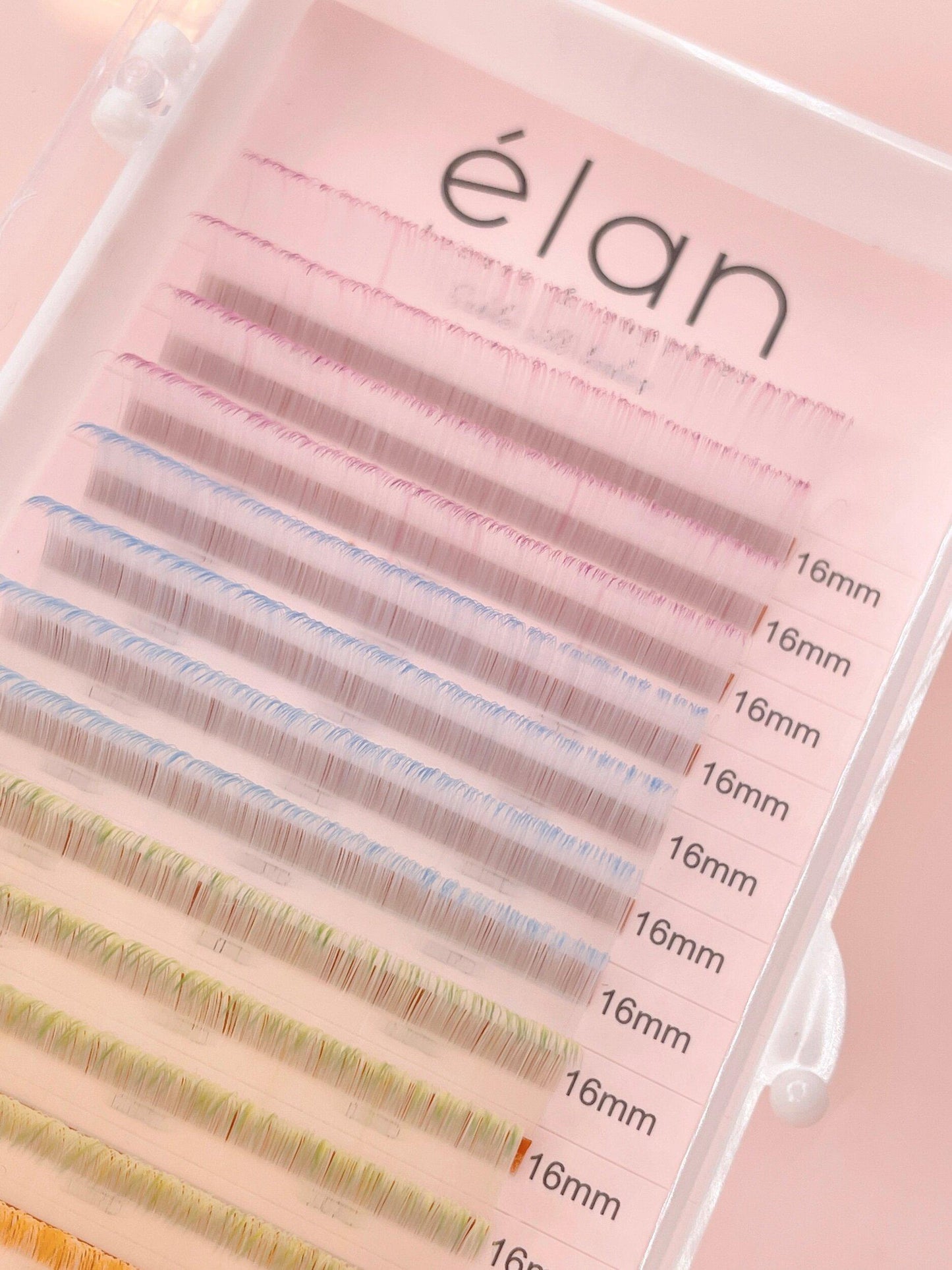 0.07 RAINBOW OMBRÉ sable silk lashes