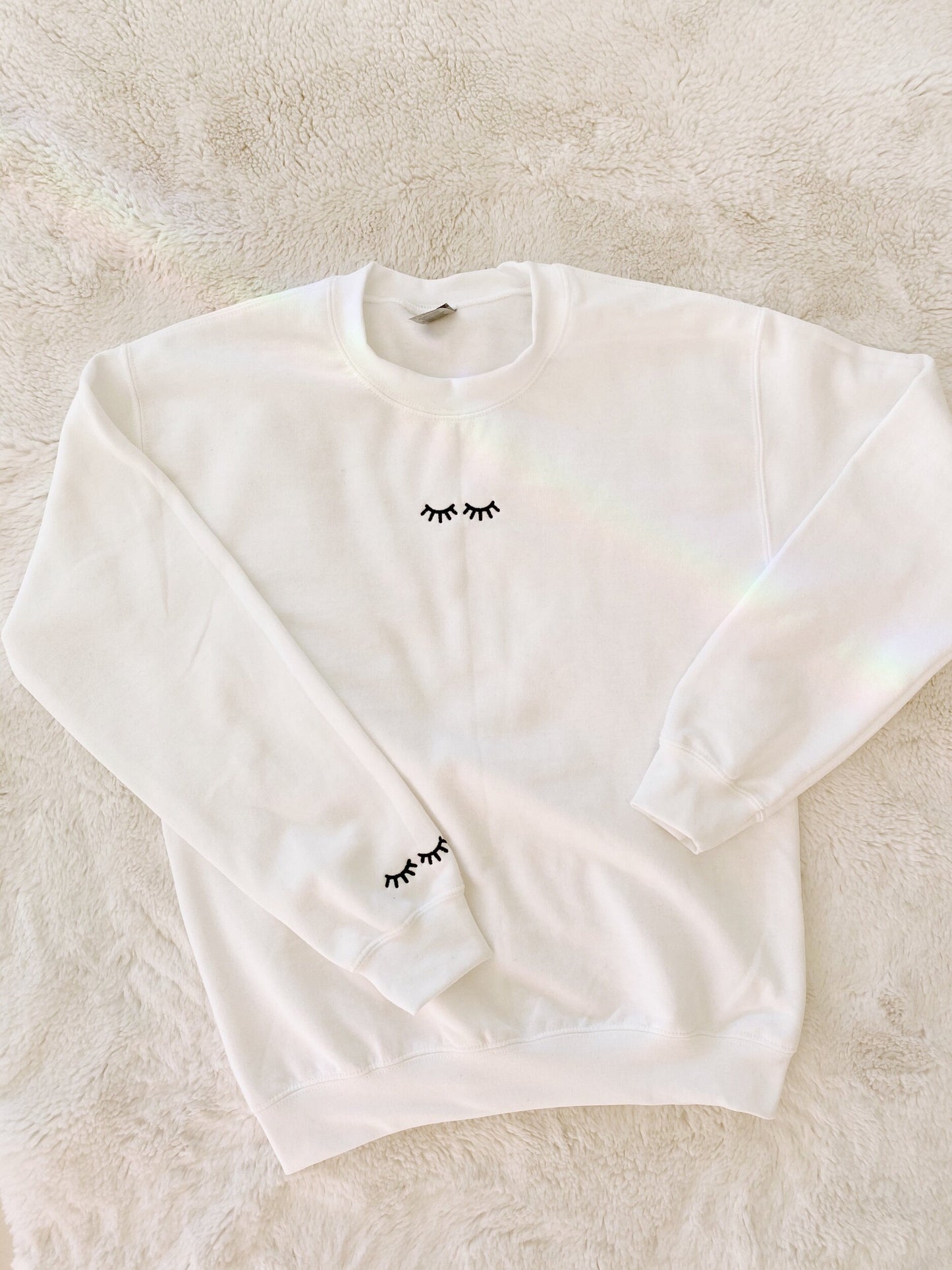 LASH embroidered crewneck