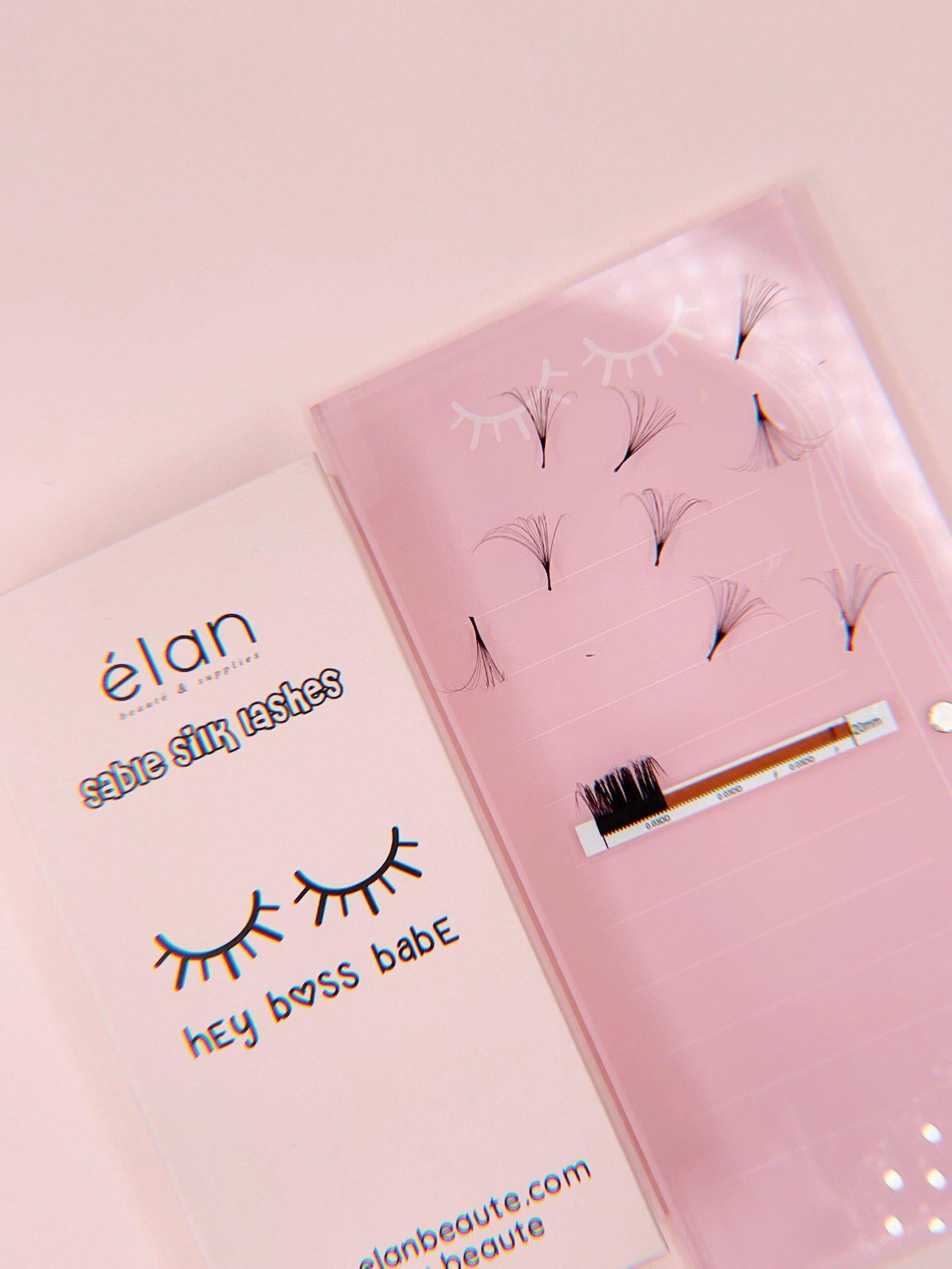 0.07 SABLE SILK lash trays
