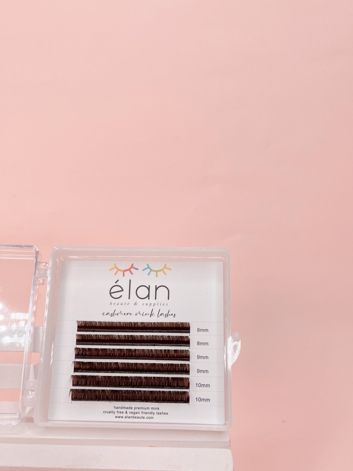 MINI BROWN SHORT LENGTHS cashmere mink lashes