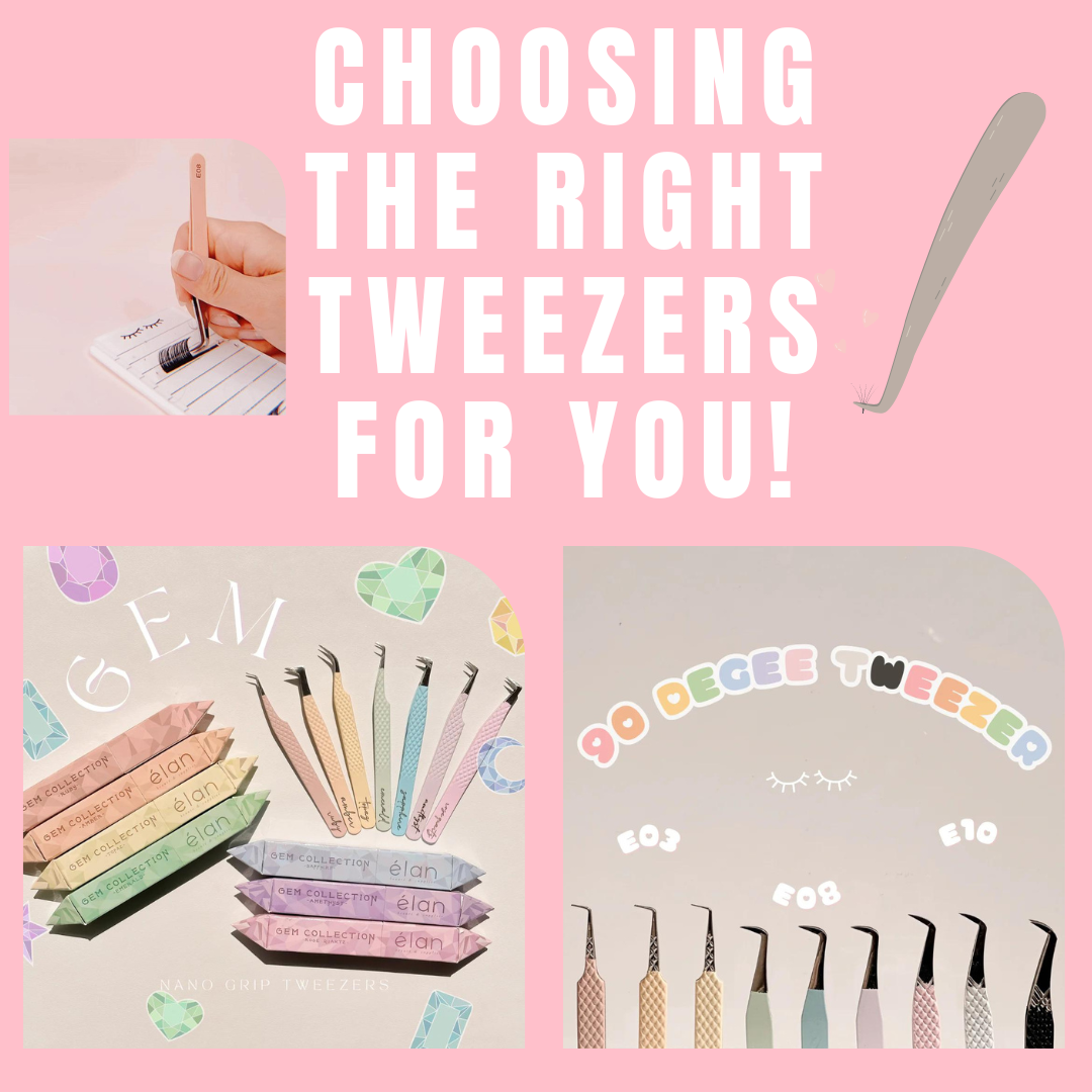 CHOOSING THE RIGHT TWEEZERS FOR YOU