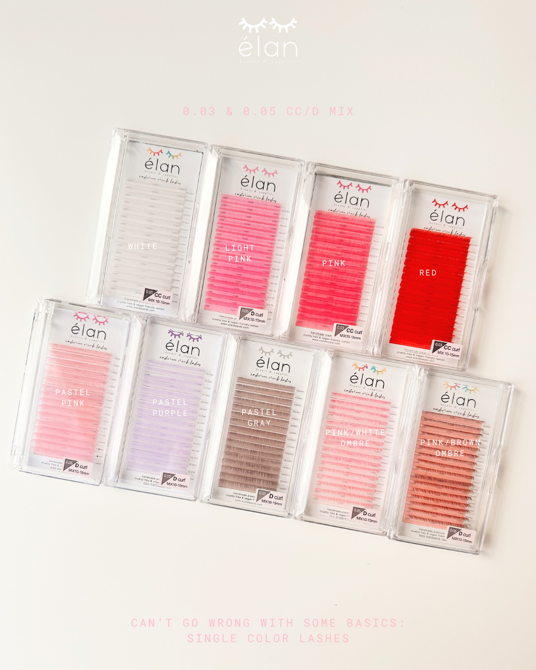 color lashes