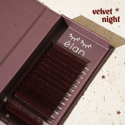 midnight matte cashmere color lashes