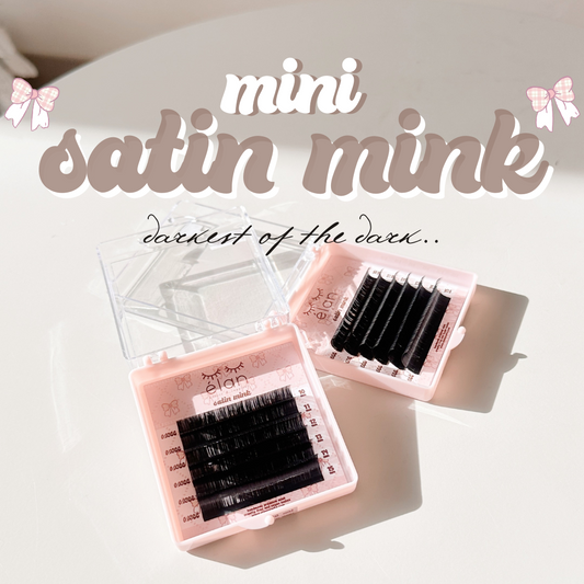 MINI TESTER TRAY- satin mink (DARKEST lashes)