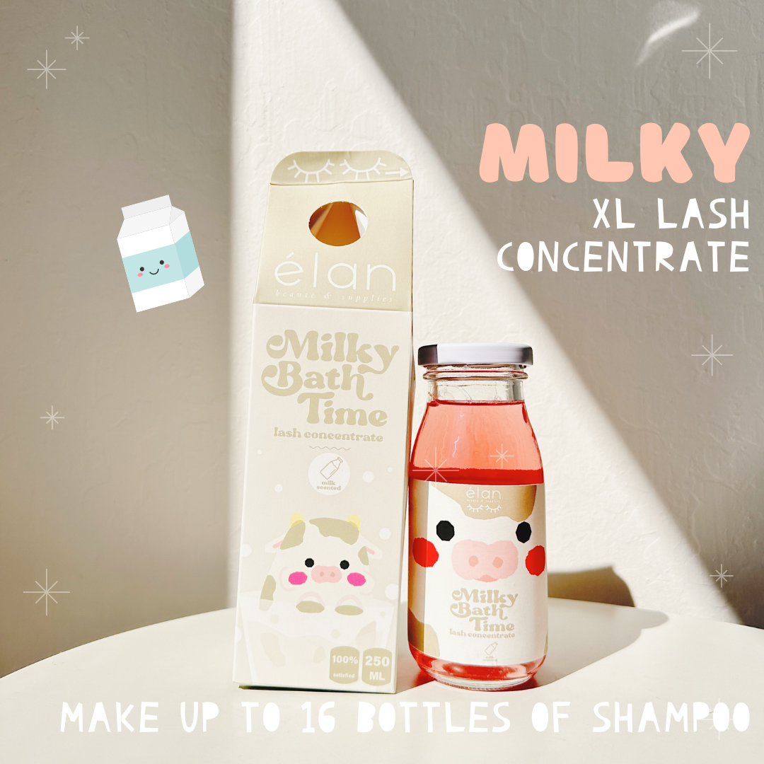 milky bath time XL lash concentrate (make up to 16 lash shampoos)
