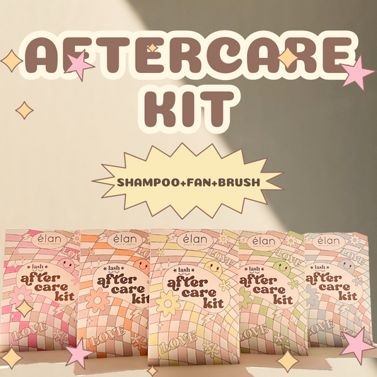 aftercare kit (fan+shampoo+brush)