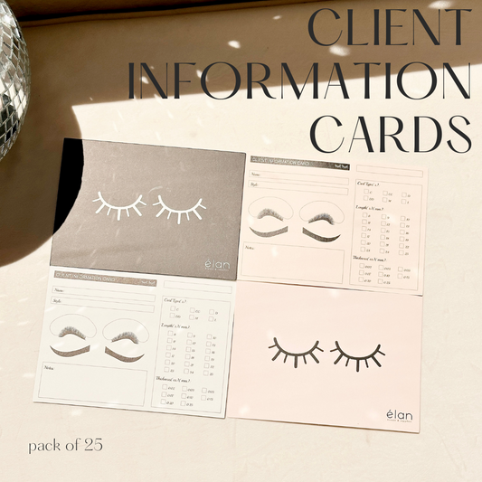 client information cards (pack of 25)