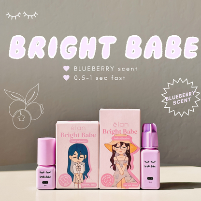 BRIGHT BABE blueberry adhesive