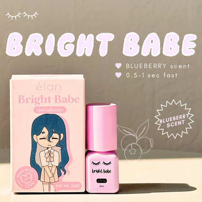 BRIGHT BABE blueberry adhesive