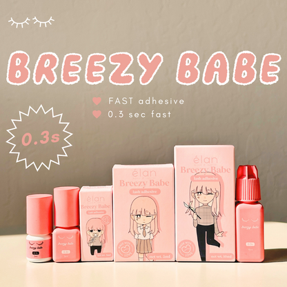 BREEZY BABE 0.3sec adhesive