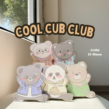the cool cub club color lashes